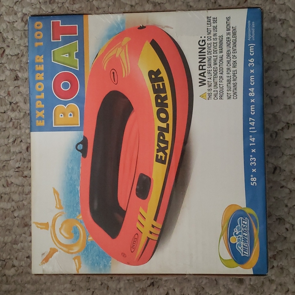 Intex Explorer 100 Inflatable Boat - Picture 6 of 6